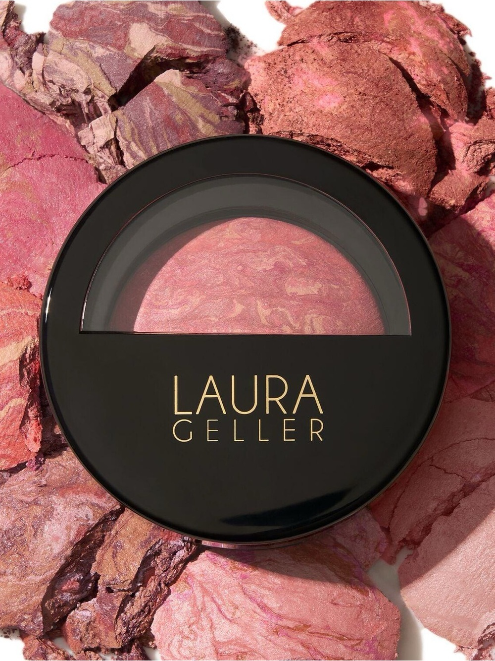 Laura Geller Pink Marble Baked Blush Compact